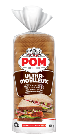 POM® Ultra-Soft™ Superclub Sandwich 100% Whole Grain Wheat Bread